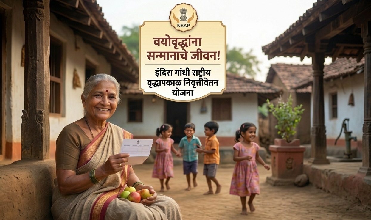 इंदिरा गांधी राष्ट्रीय वृद्धापकाळ निवृत्तीवेतन योजना (IGNOAPS) – संपूर्ण माहिती मराठीत