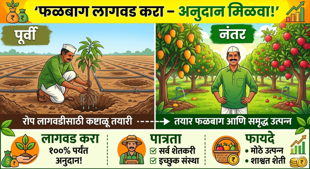 भाऊसाहेब फुंडकर फळबाग लागवड योजना महाराष्ट्र