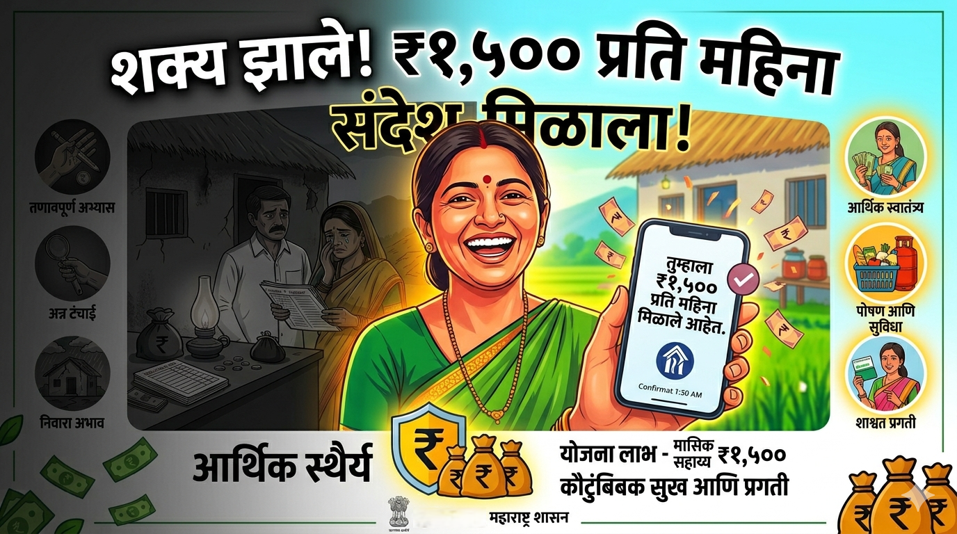 मुख्यमंत्री माझी लाडकी बहीण योजना.- महिलांच्या आर्थिक सक्षमीकरणाचा क्रांतिकारी उपक्रम.