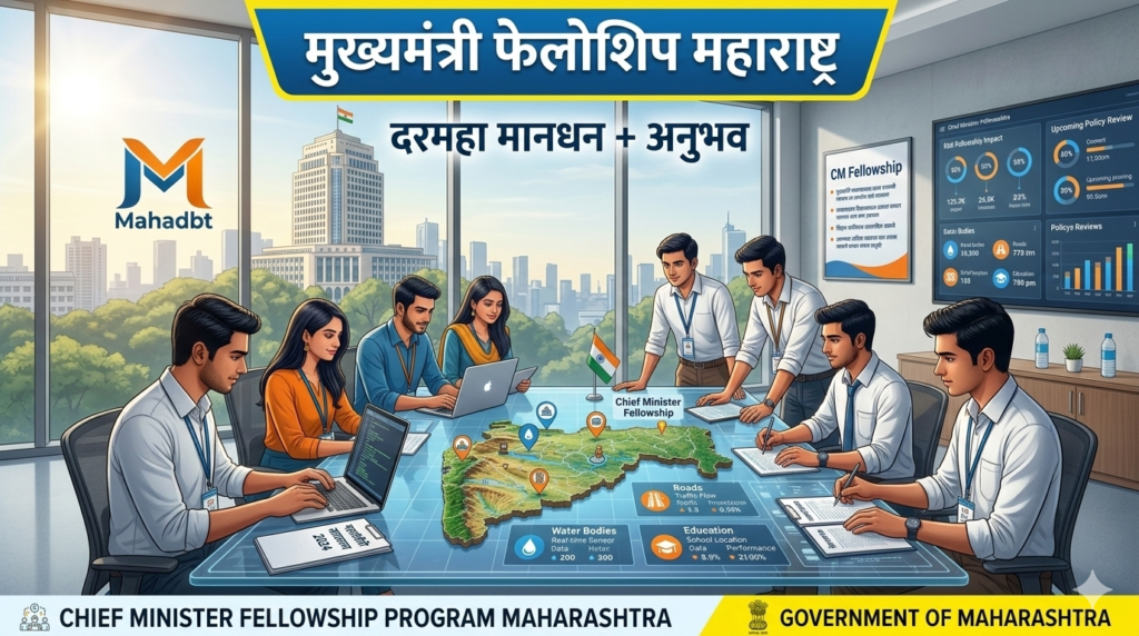 मुख्यमंत्री फेलोशिप कार्यक्रमातून तरुणांना प्रशासनात काम करण्याची संधी मिळते.