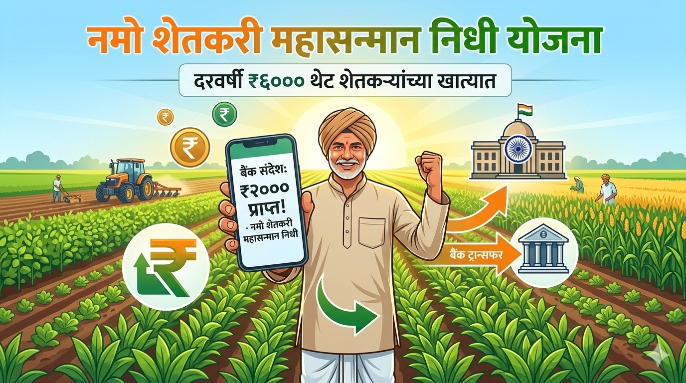 नमो शेतकरी महासन्मान निधी योजना.